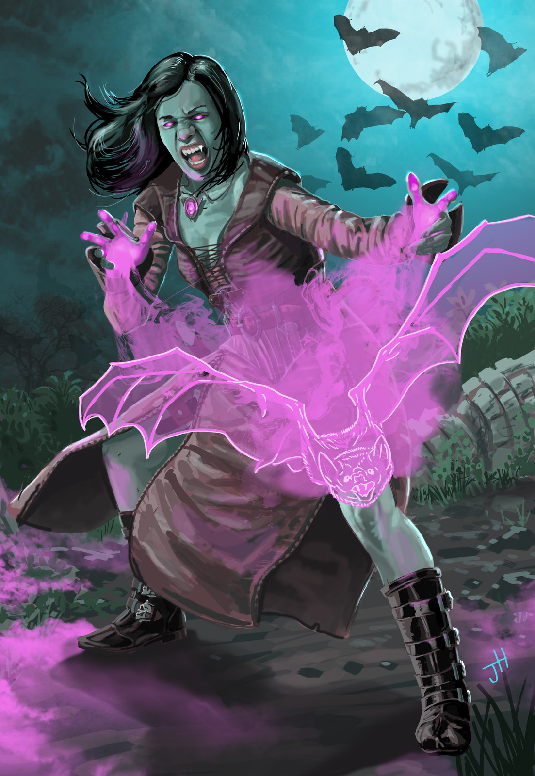 Vampire Sorceress magic!! 