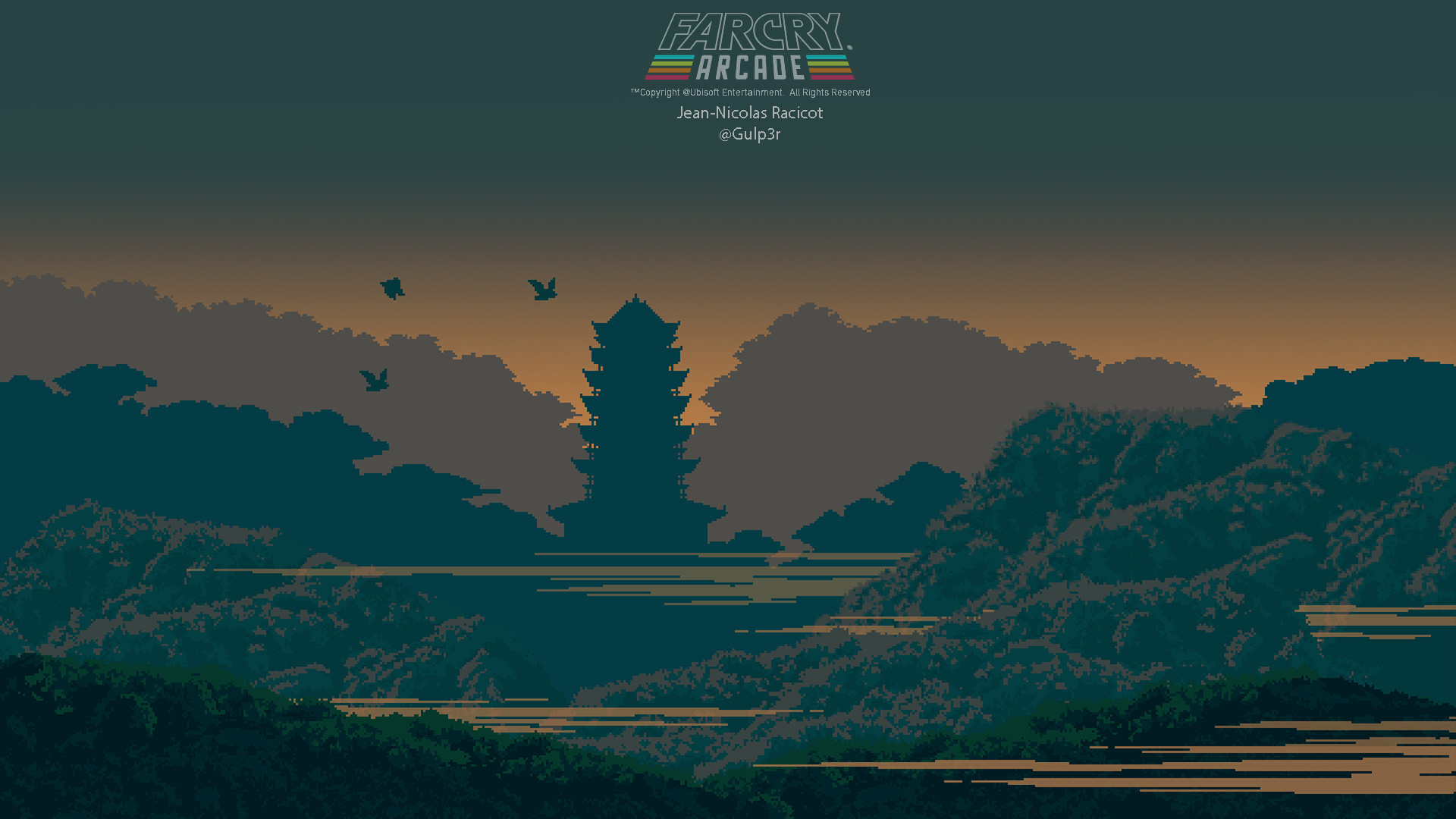 Artstation Farcry Arcade Pixelart Background Jungle Jean Nicolas Racicot