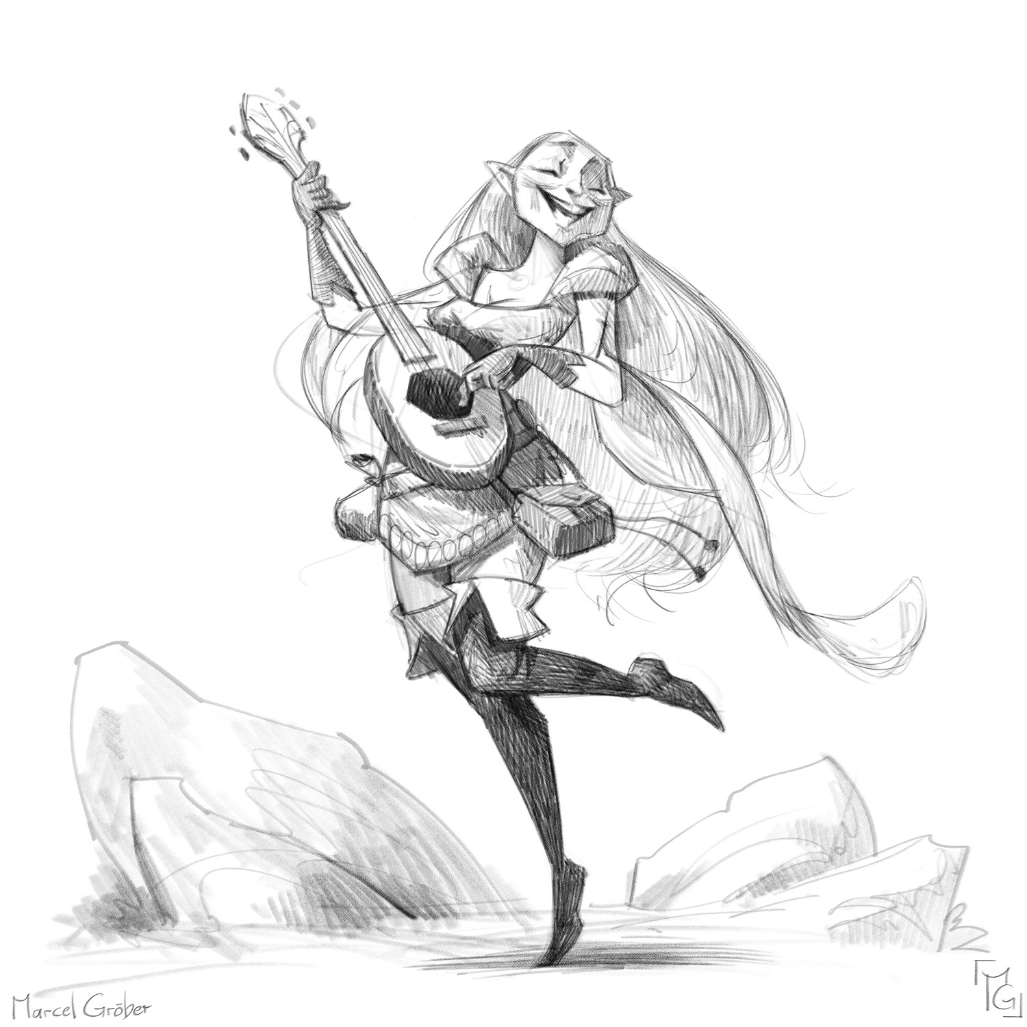Elysa, Song-sorceress and master of the mandolin