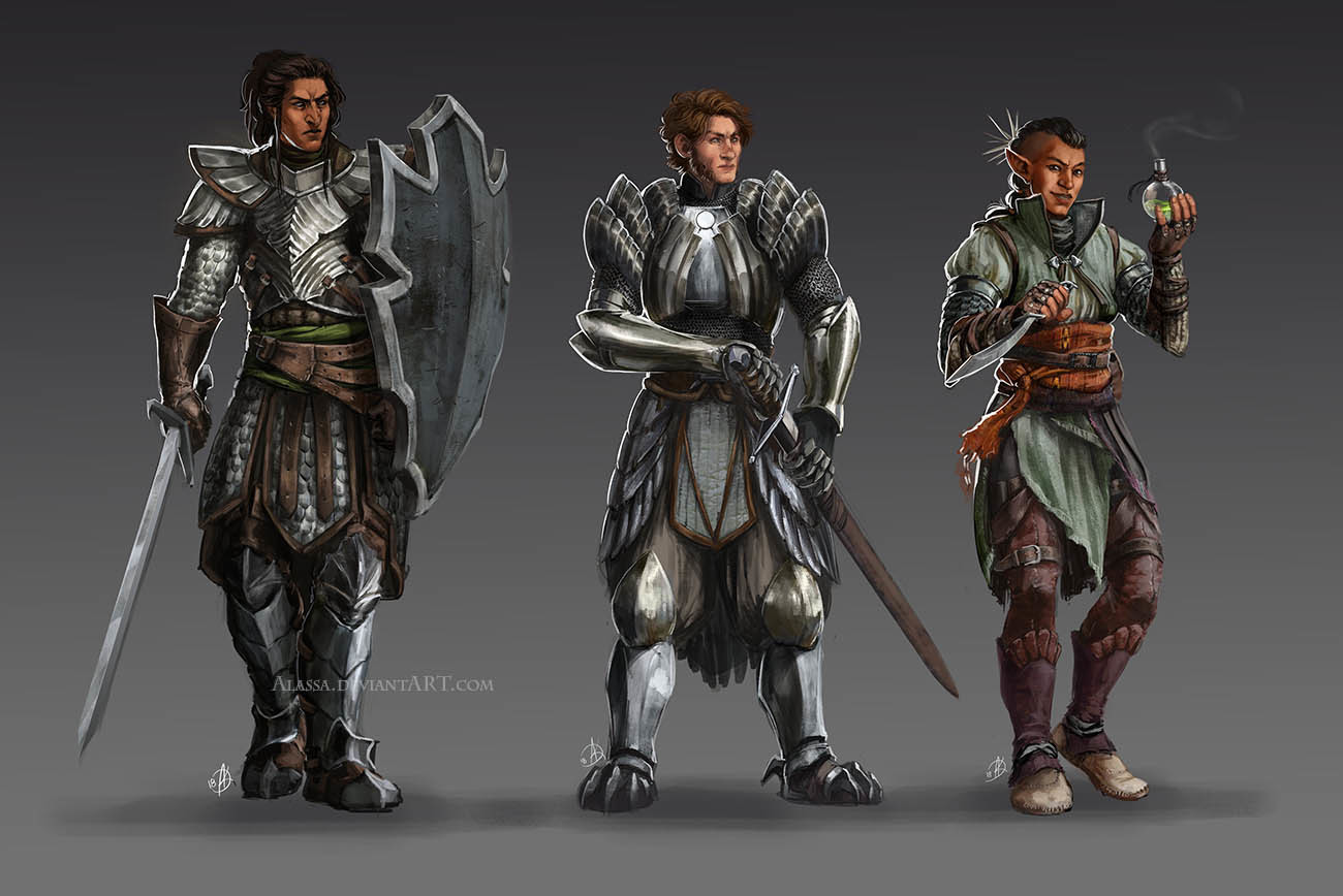 Artstation Fantasy Characters Concepts Alassa Art