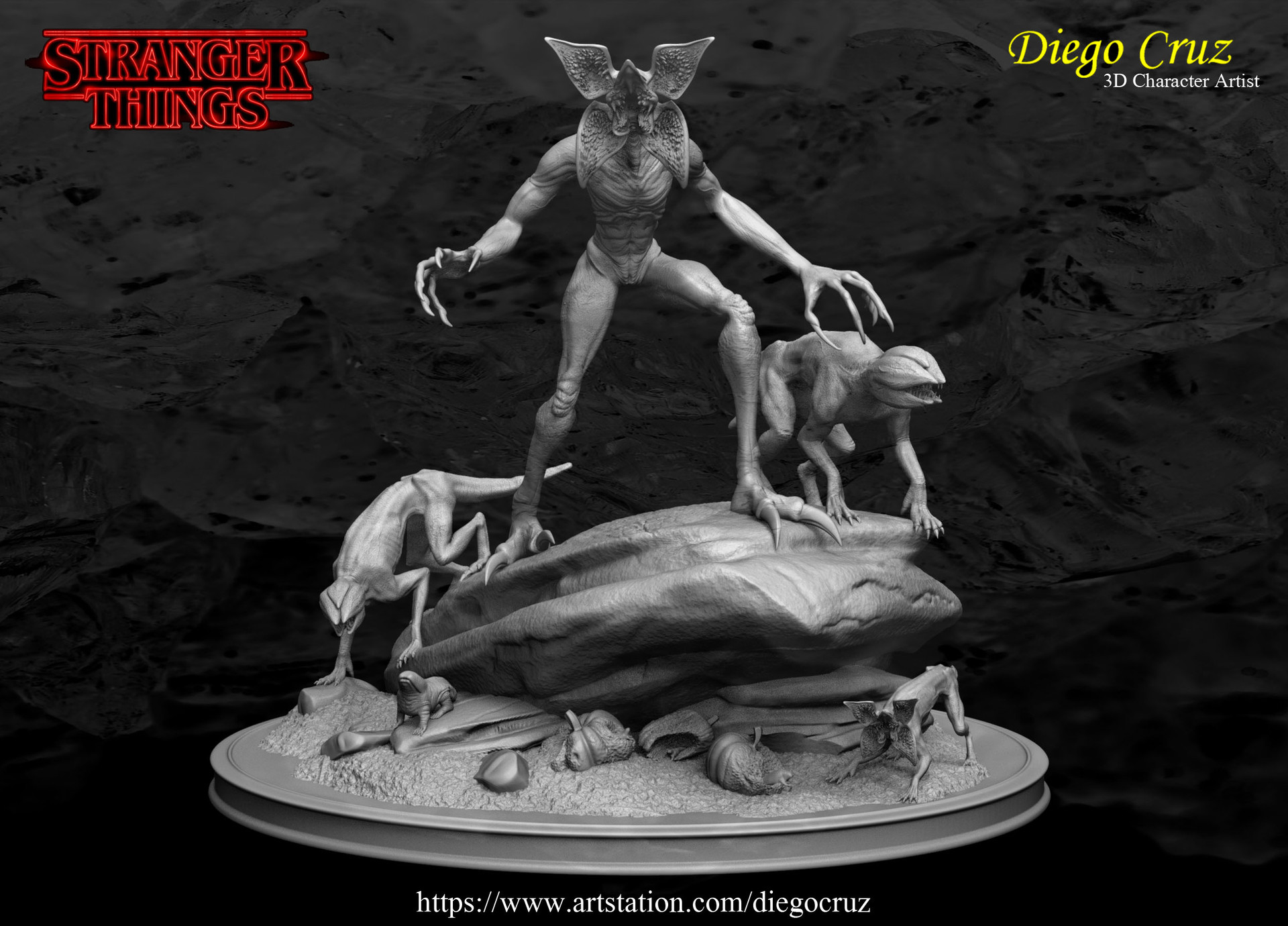 Artstation Demogorgon Diego Cruz