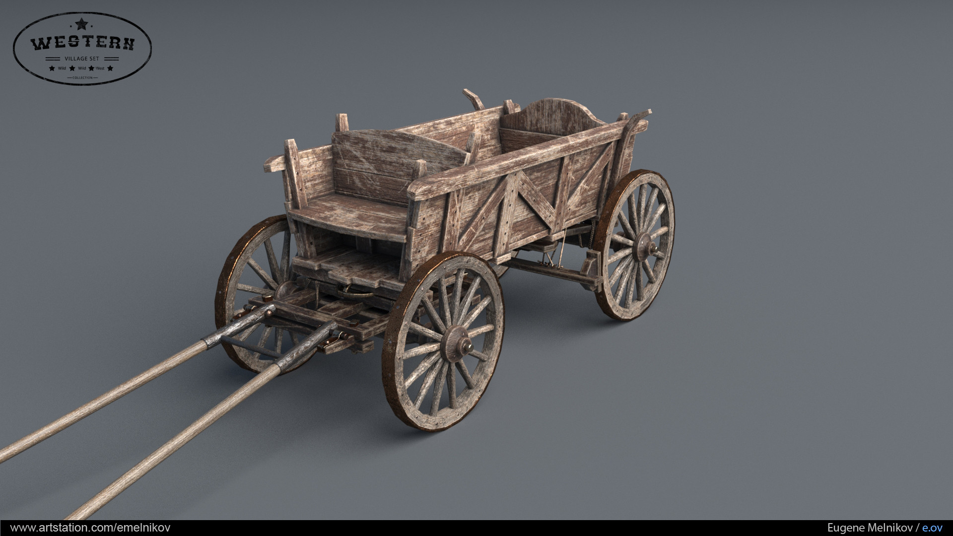 Eugene Melnikov Horse Drawn Cart