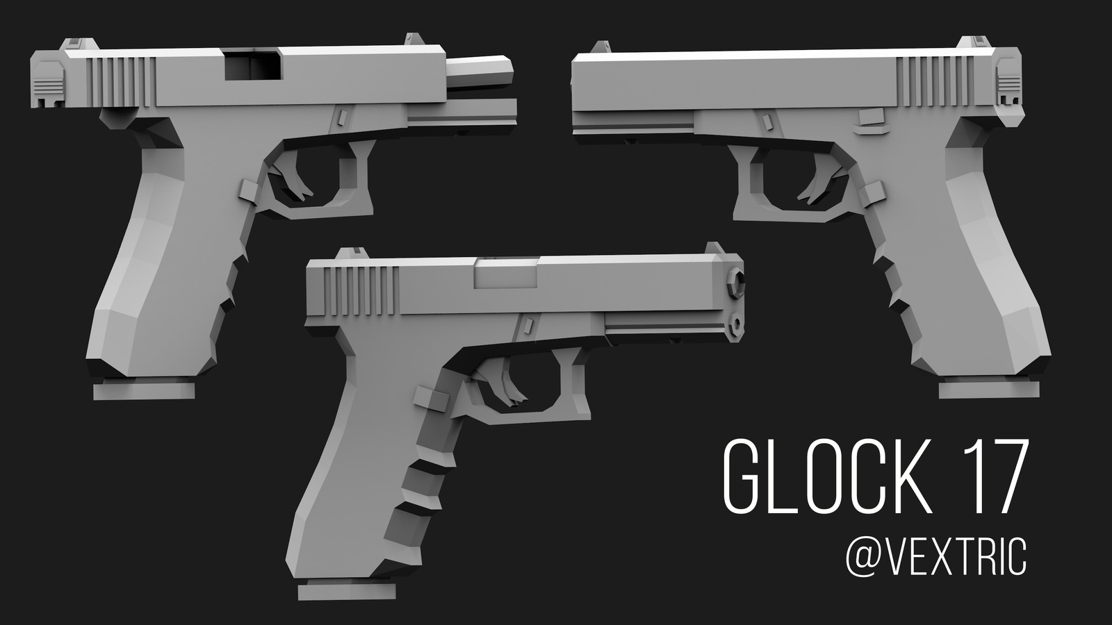 Glock 17 // Untextured