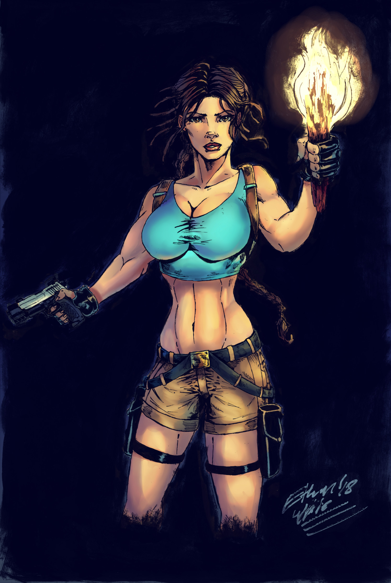 Artstation Lara Croft Tomb Raider Ethan Wylie