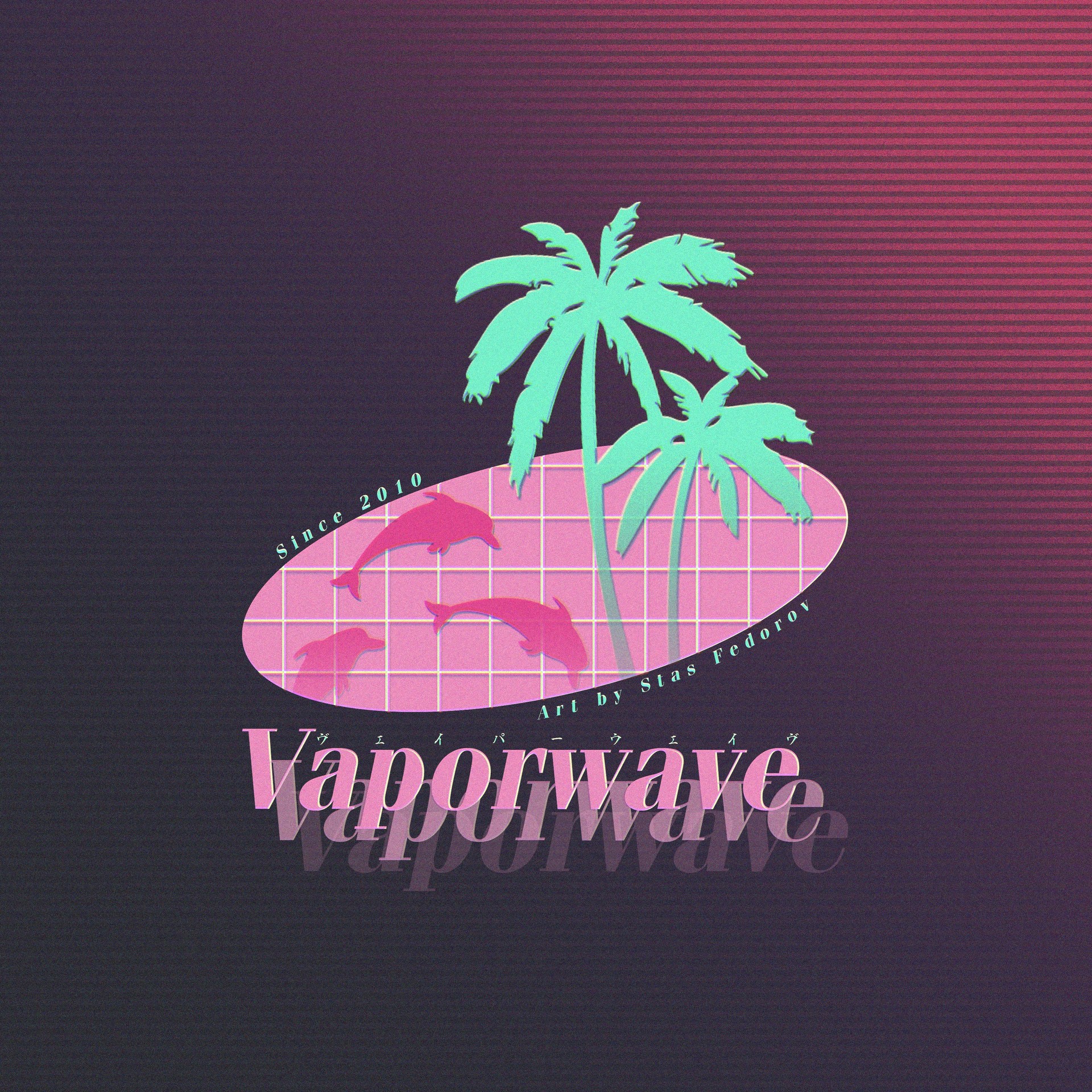 Artstation Vaporwave Art Stas Fedorov