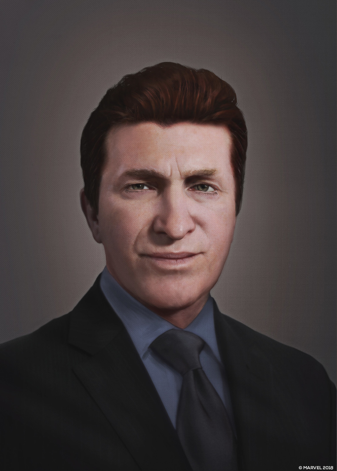 Mr Osborne's portrait for when he became Mayor of New York