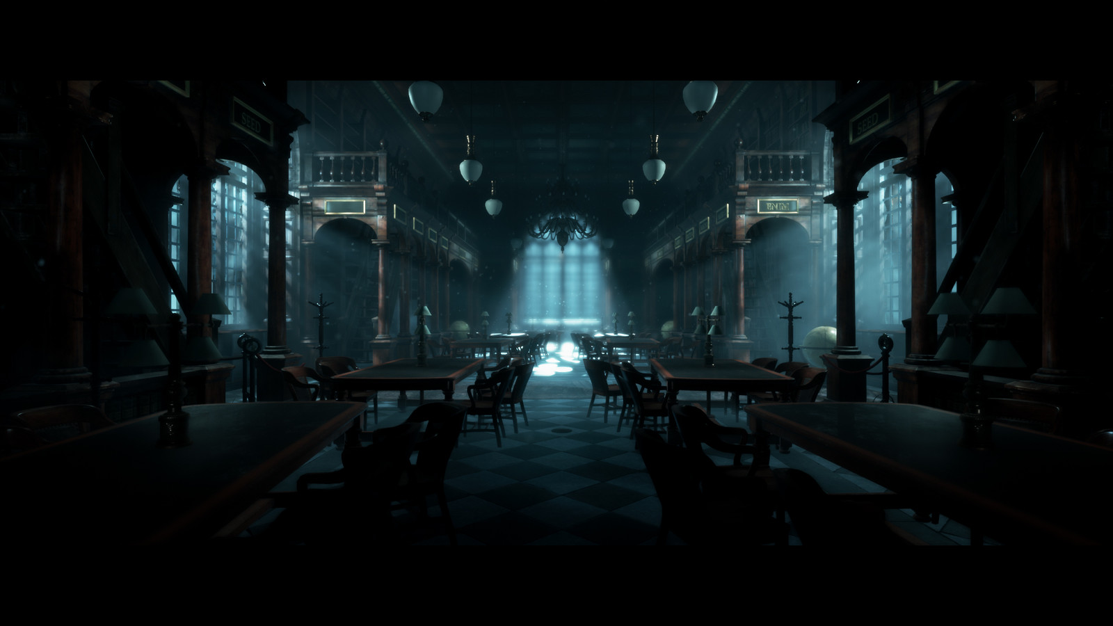 With extra fog FX and ground fog (Later removed for a better cinematic appeal) 