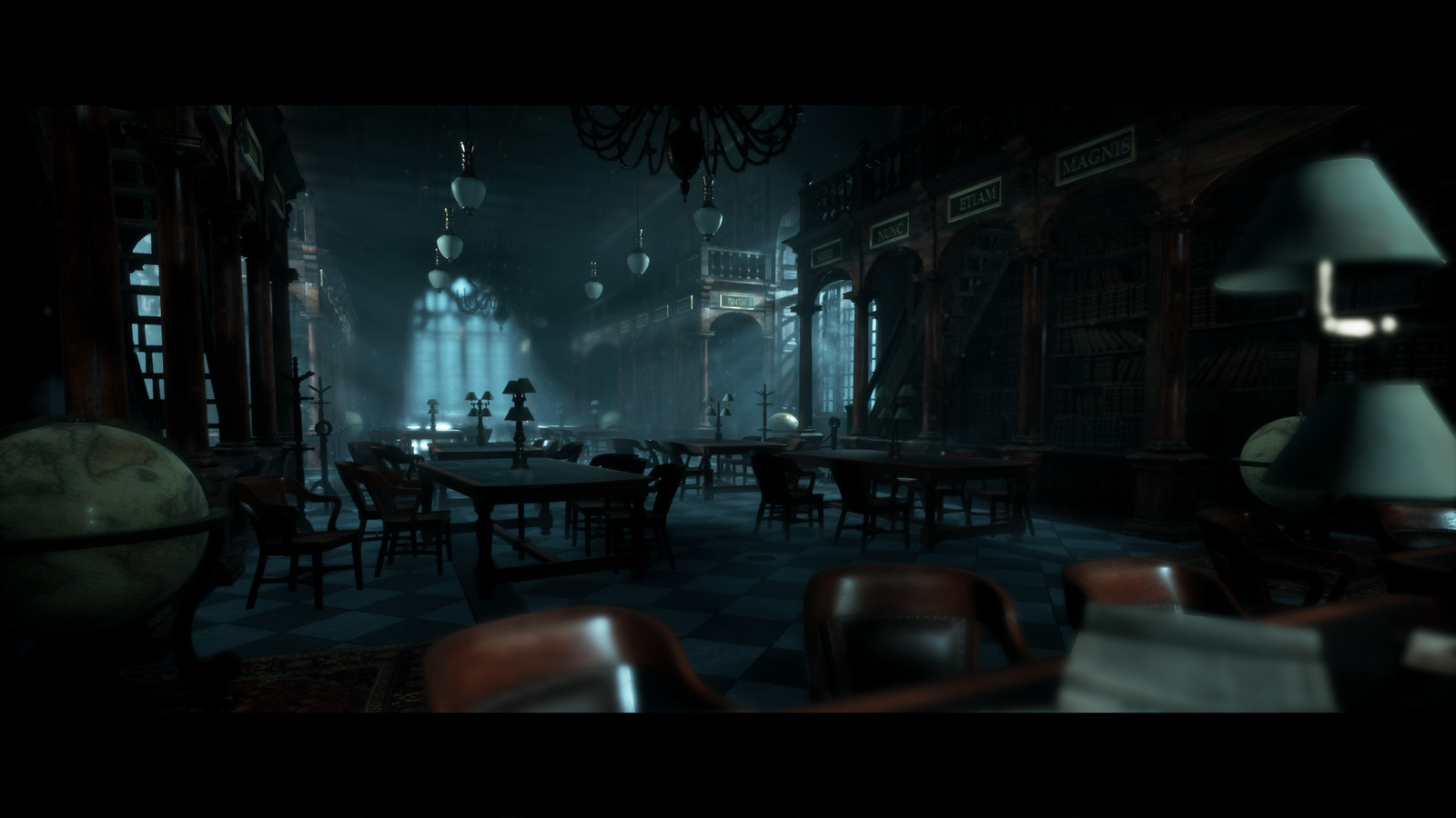 With extra fog FX and ground fog (Later removed for a better cinematic appeal) 
