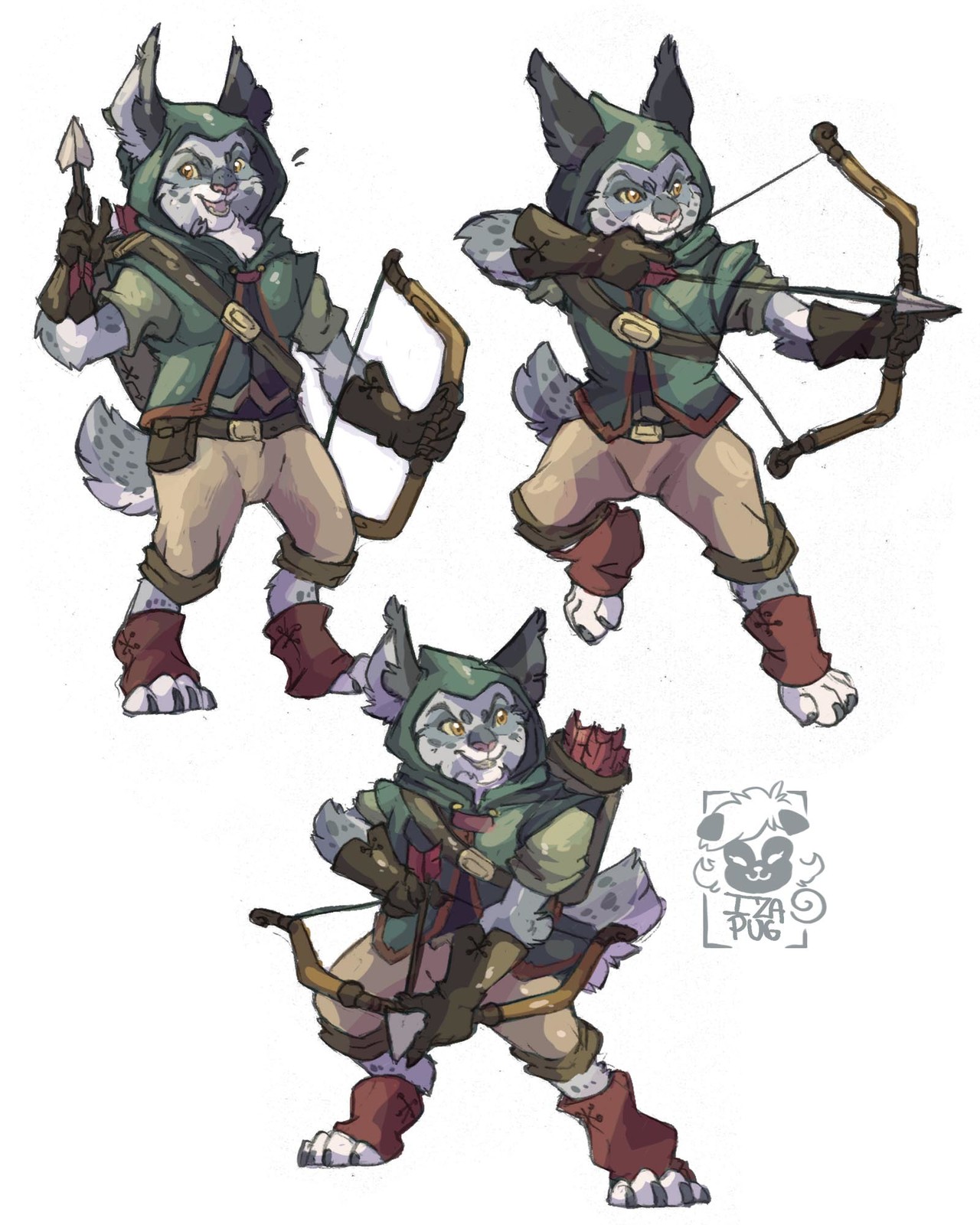 Isaac , the archer lynx