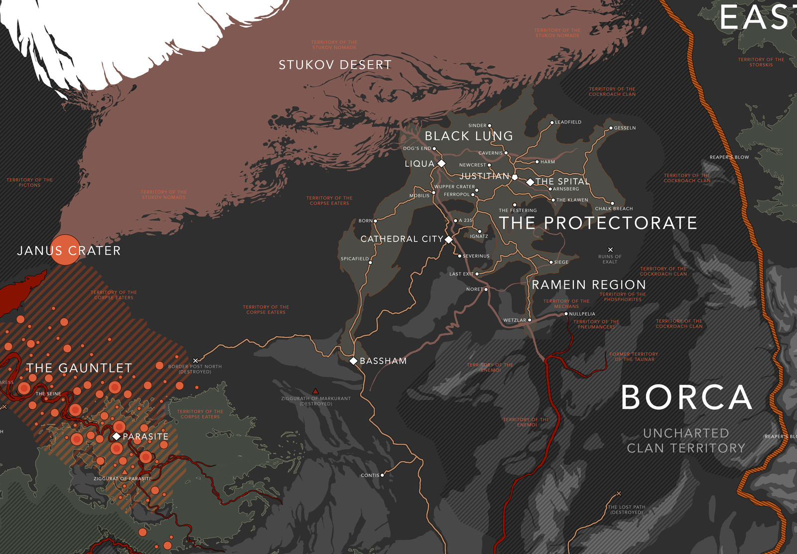Western Borca and Eastern Franka