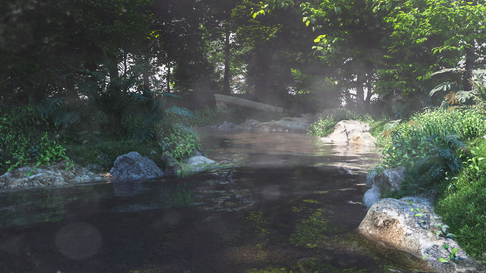 Final Render + Smoke and Lensdirt in Photoshop