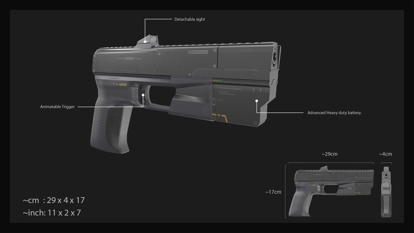 Hand Cannon 3D