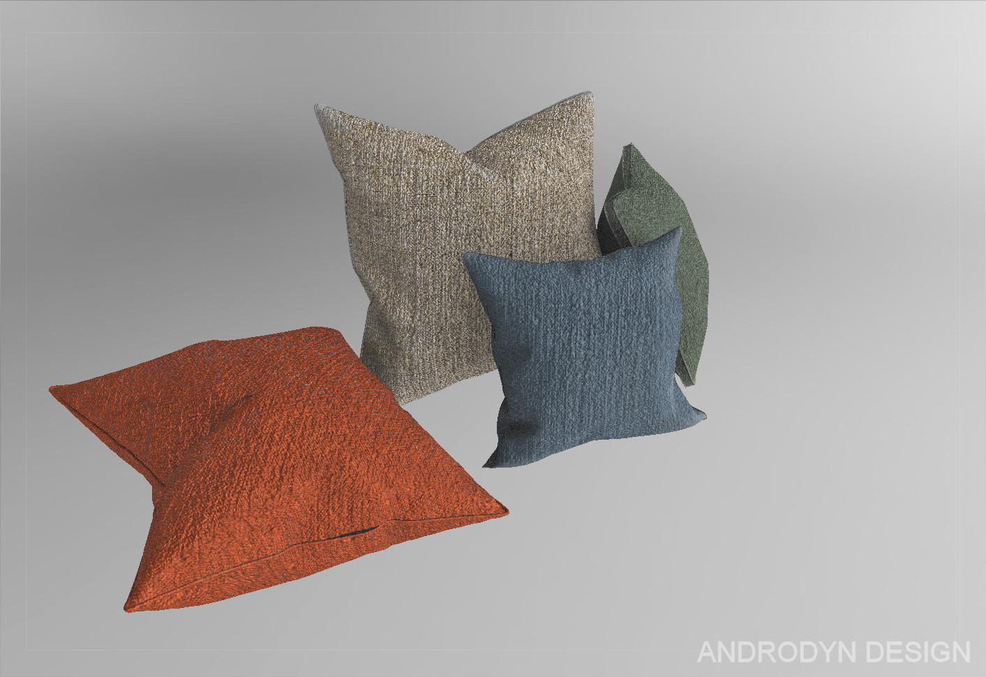 ArtStation Throw pillows 024 Jute