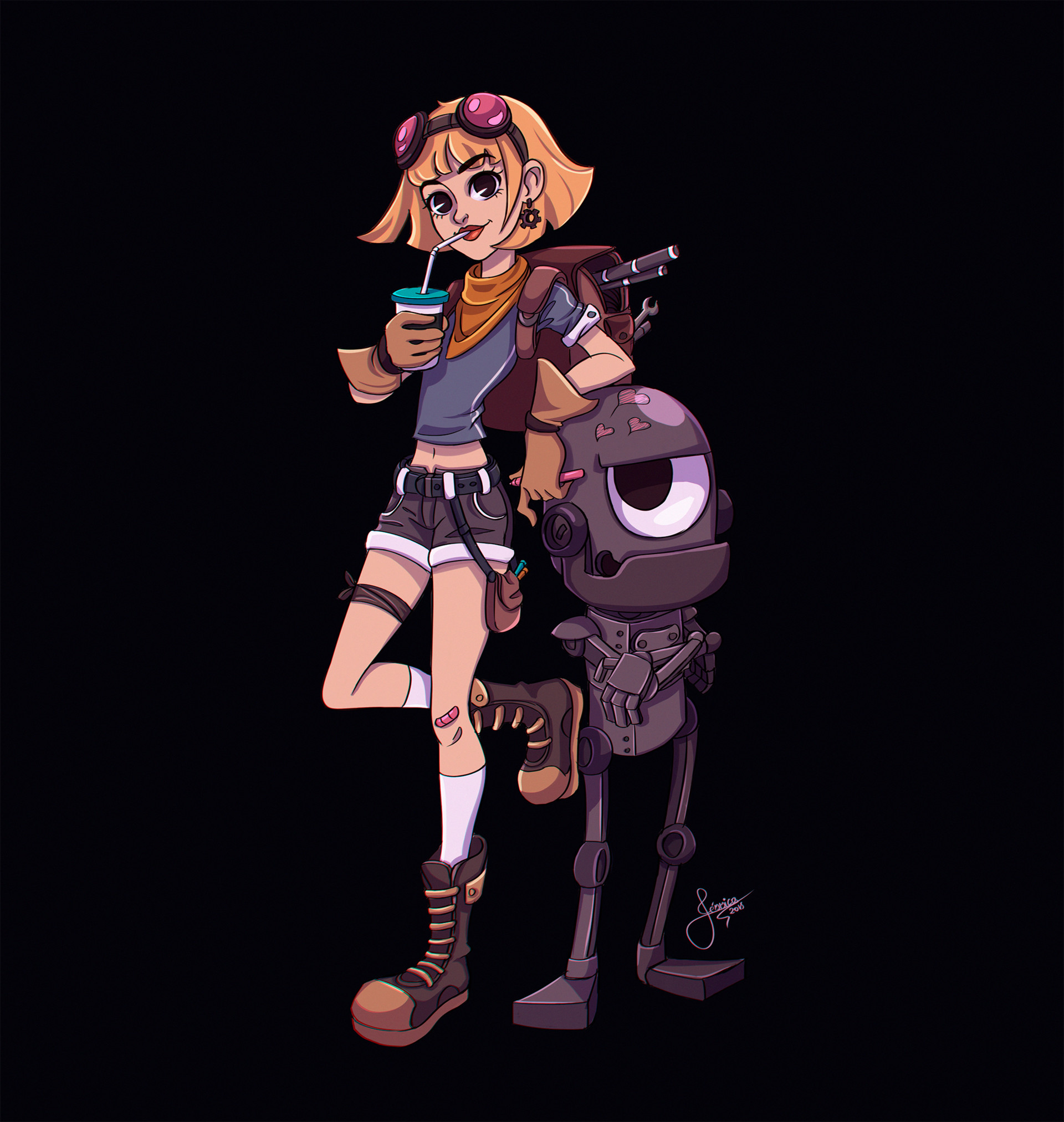 Artstation Sci Fi Girls Jessica Brasil
