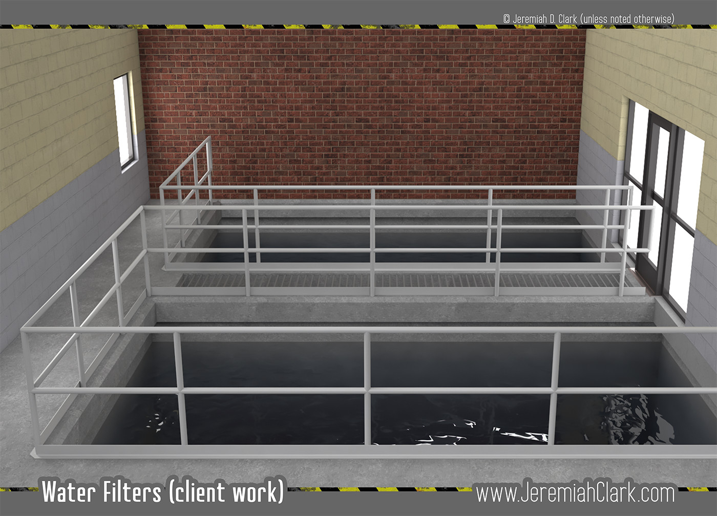 Water Filter Screen.
Modeled and textured in 3Ds Max.
Rendered with V-Ray.