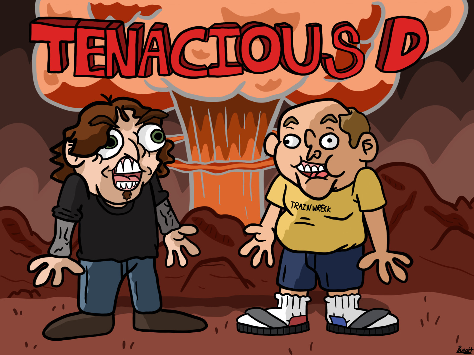 Artstation Tenacious D Ben Reavill