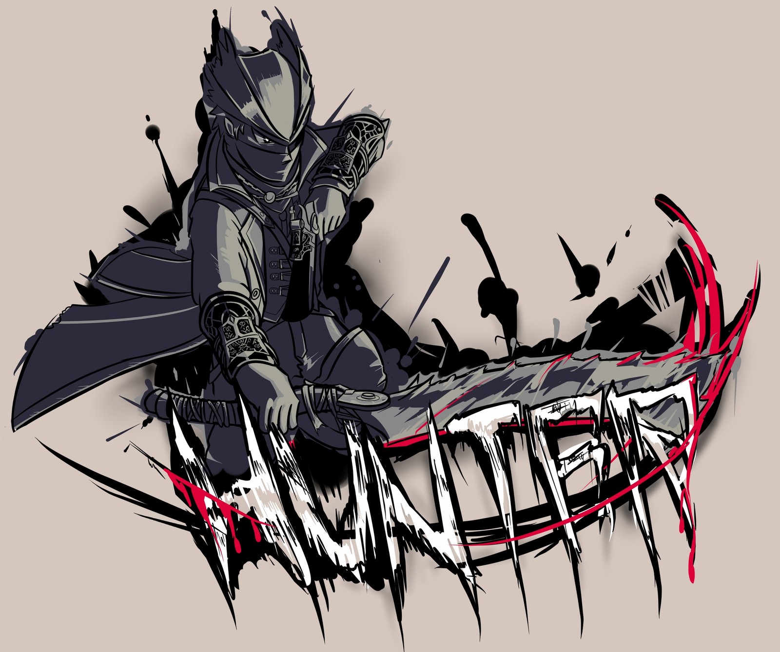 He hunts