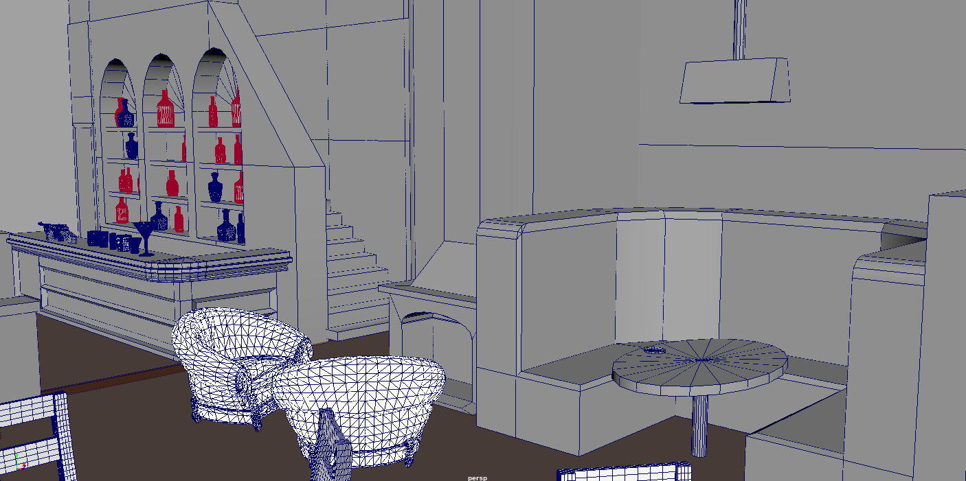 Speakeasy Bar and Fireplace #3
