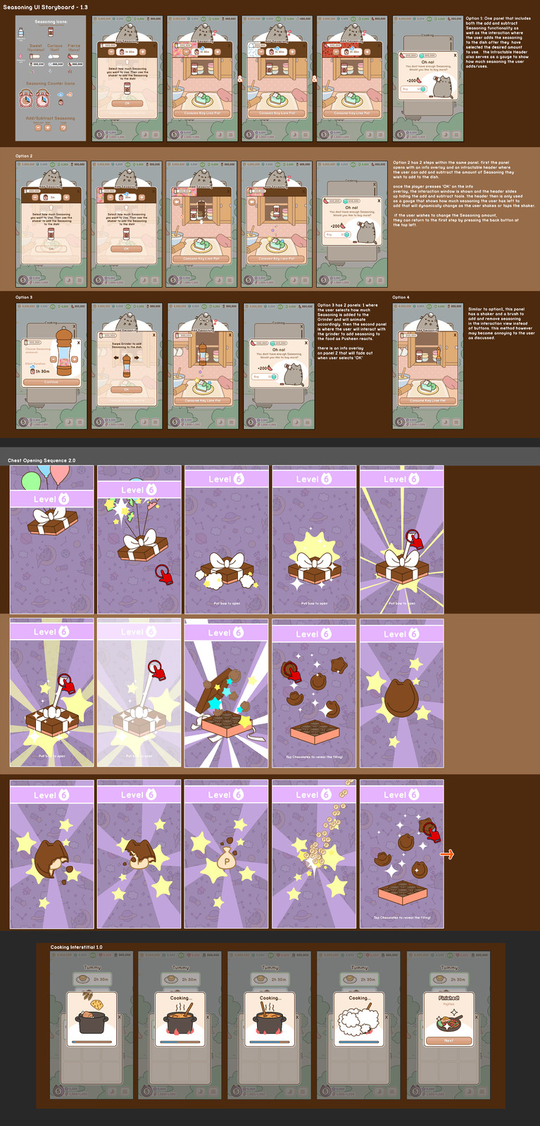 Artstation Pusheen Mobile Game Ui Ux Design Scott Mcpherson