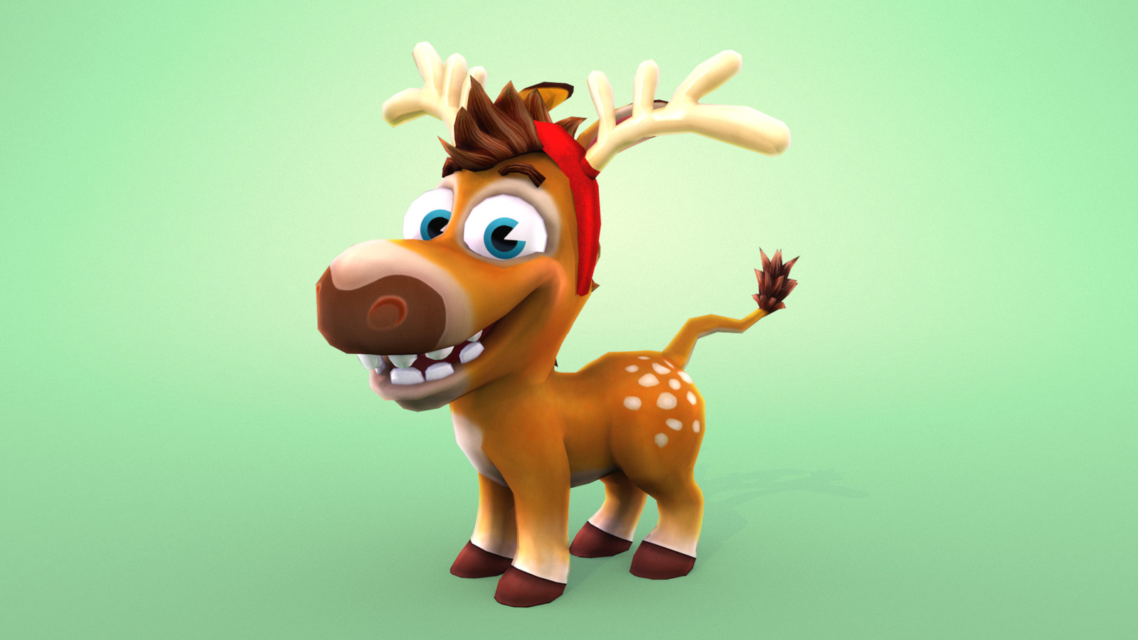 Purchasable Character Wearable and Skin. Deer antlers.