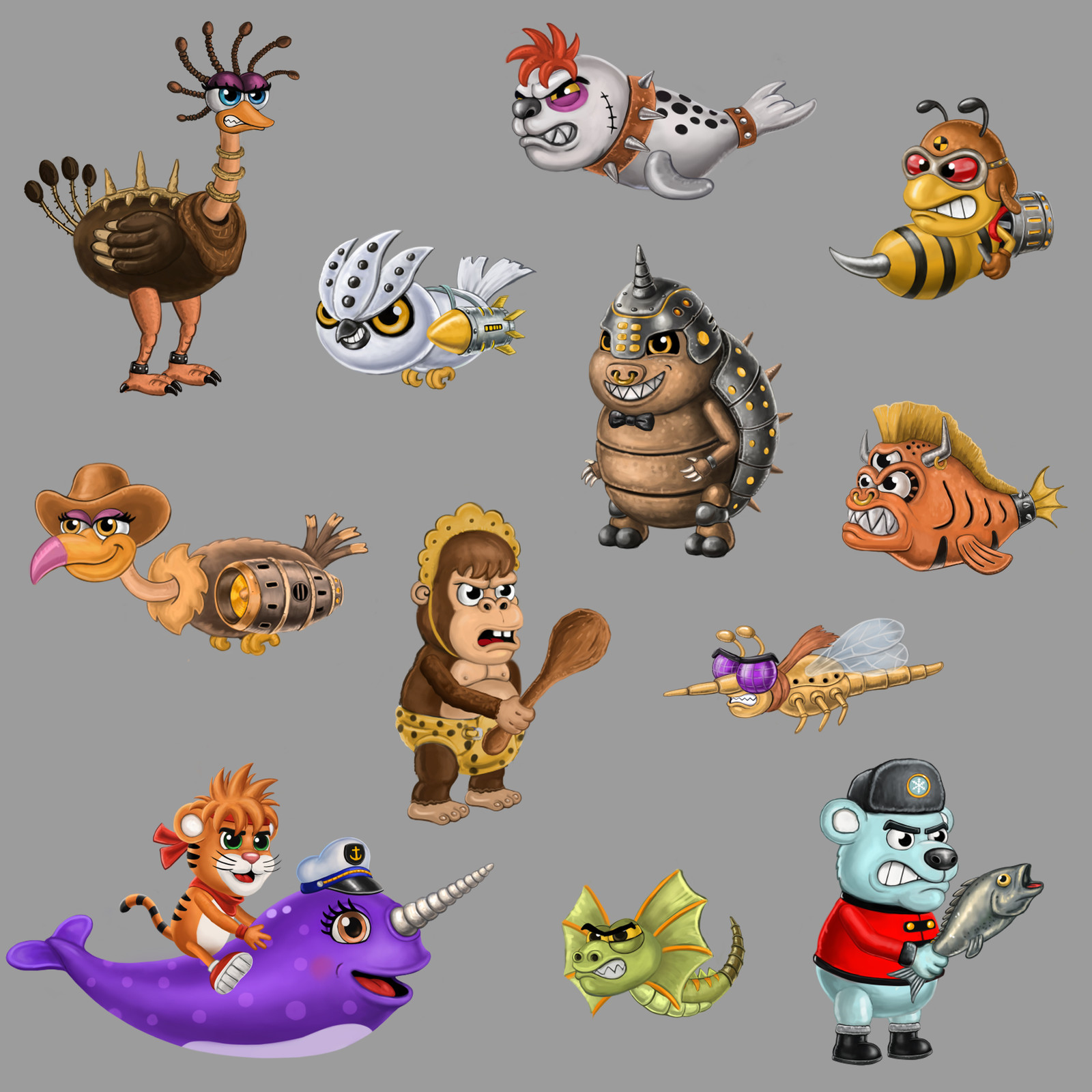 yukis go - game characters