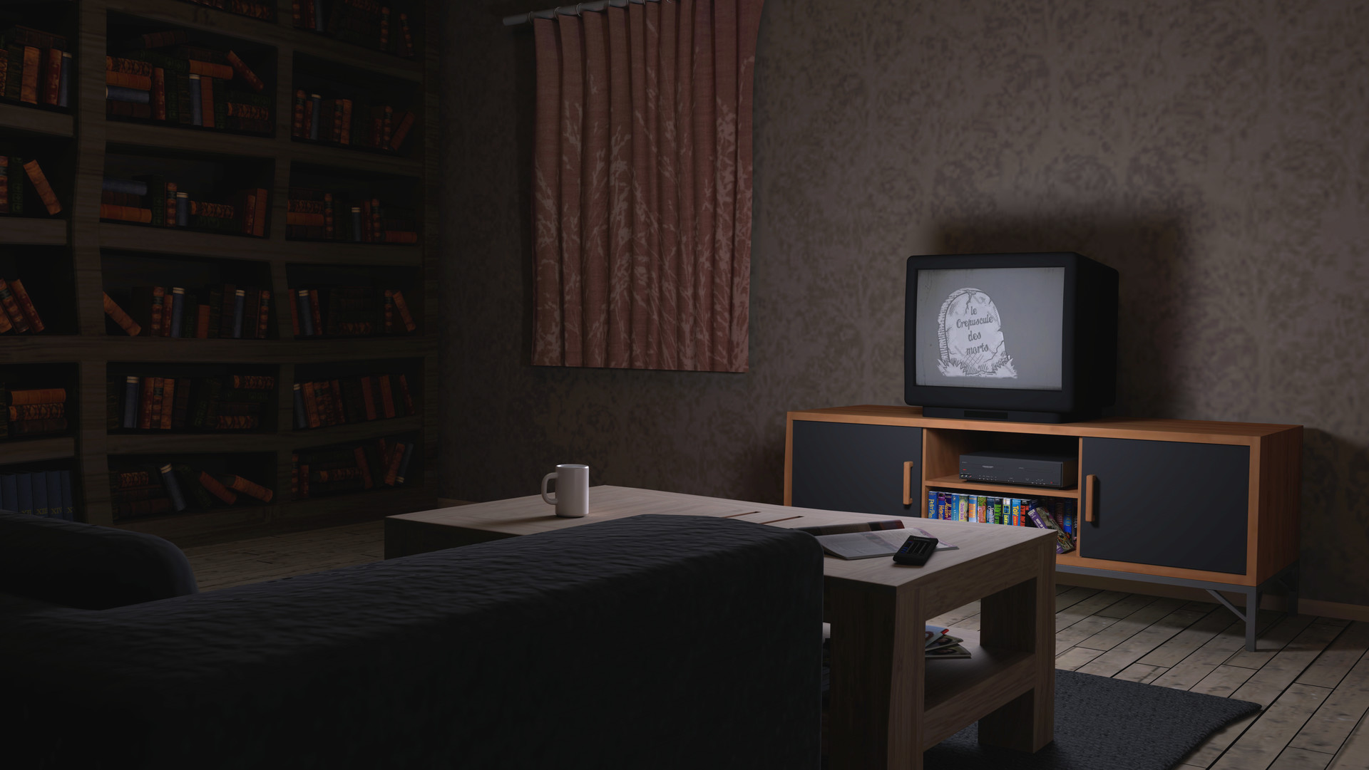 Cédric Swille "Twilight of the Dead" Living Room Modeling