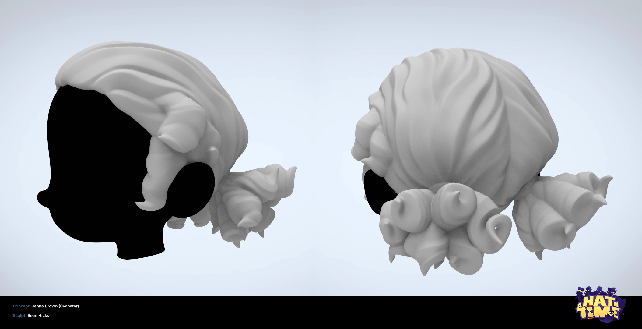 Sculpt made for baking &amp; retopology for the game-res mesh.