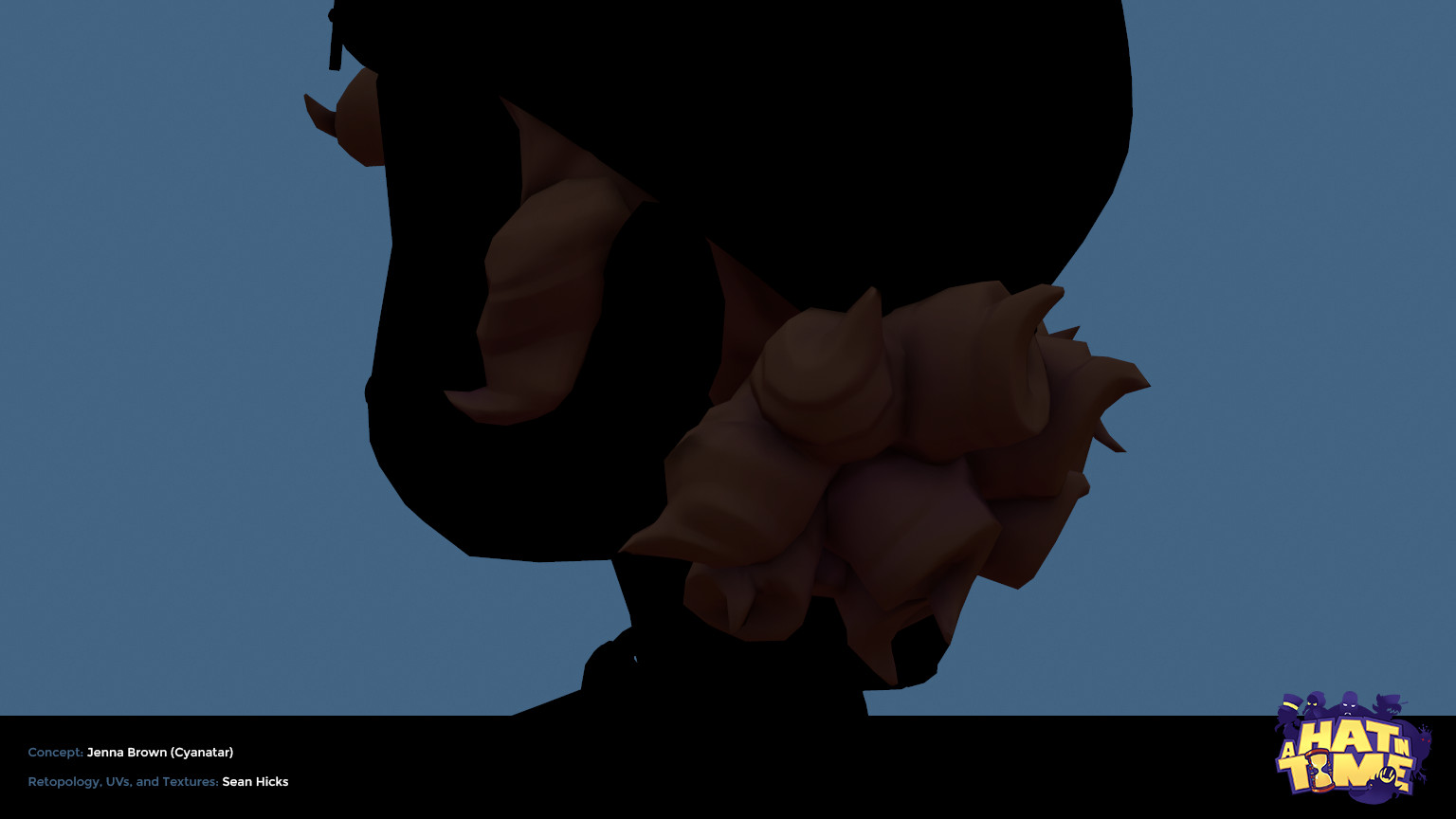 View of the Snow Hat Hair Varient (Game Mesh) in Marmoset.