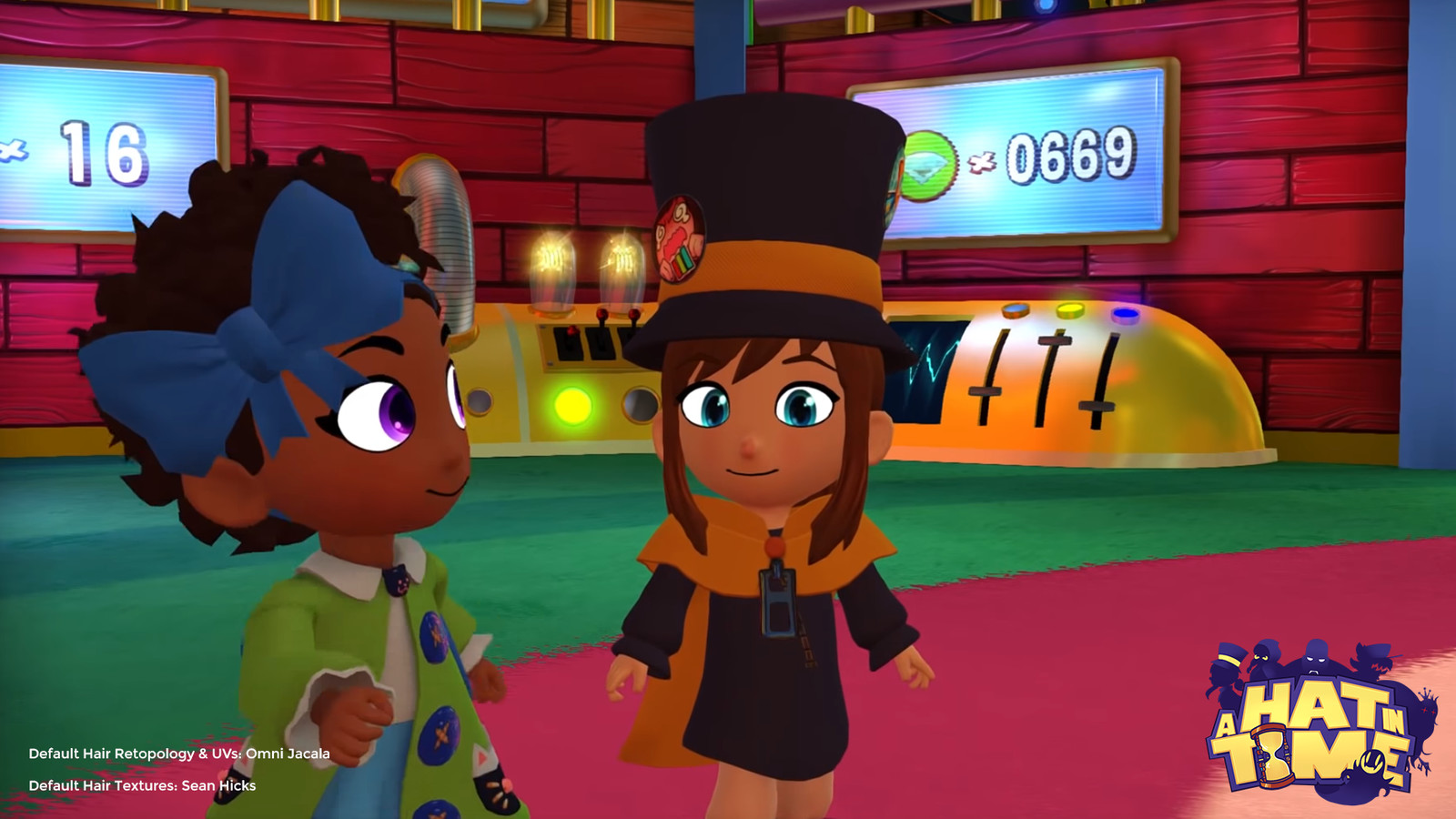 Screencap from the A Hat in Time - Seal the Deal Announcement (Gamescom 2018).