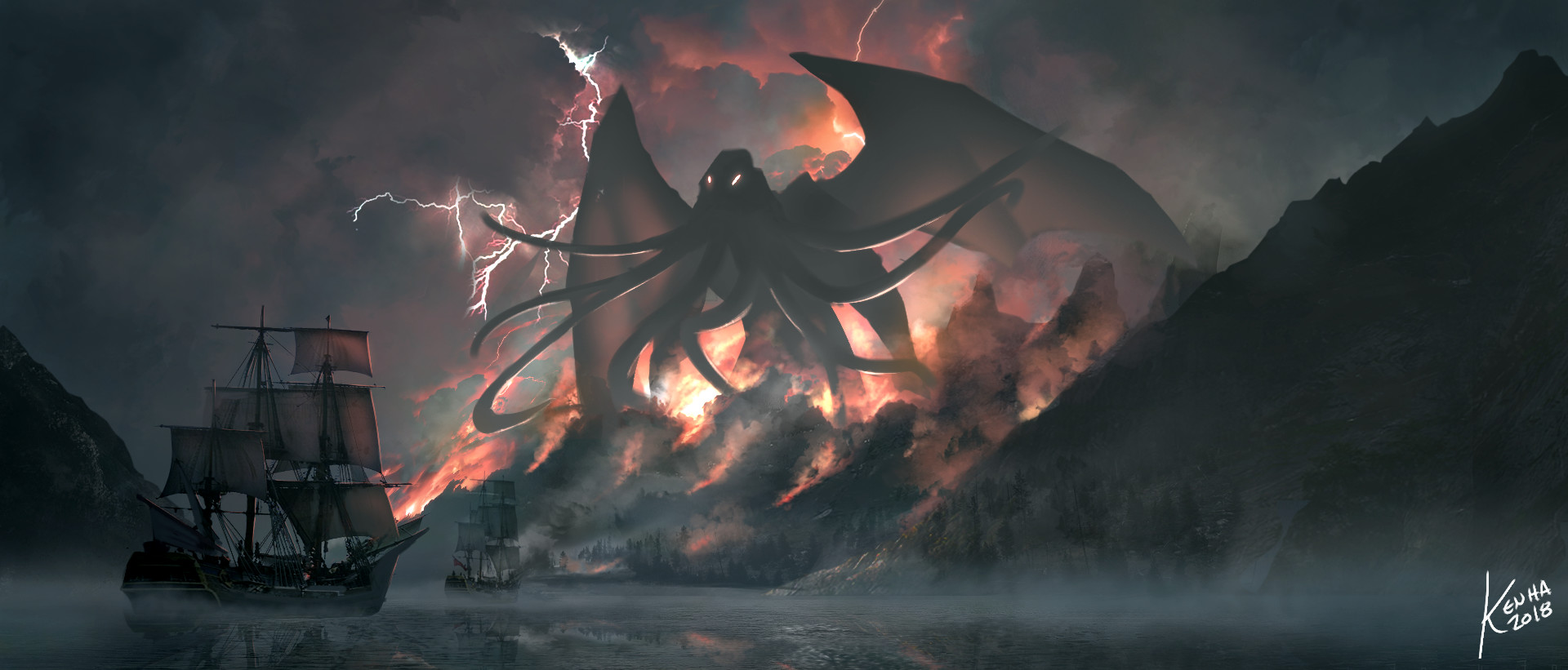 ArtStation - Cthulhu Rises