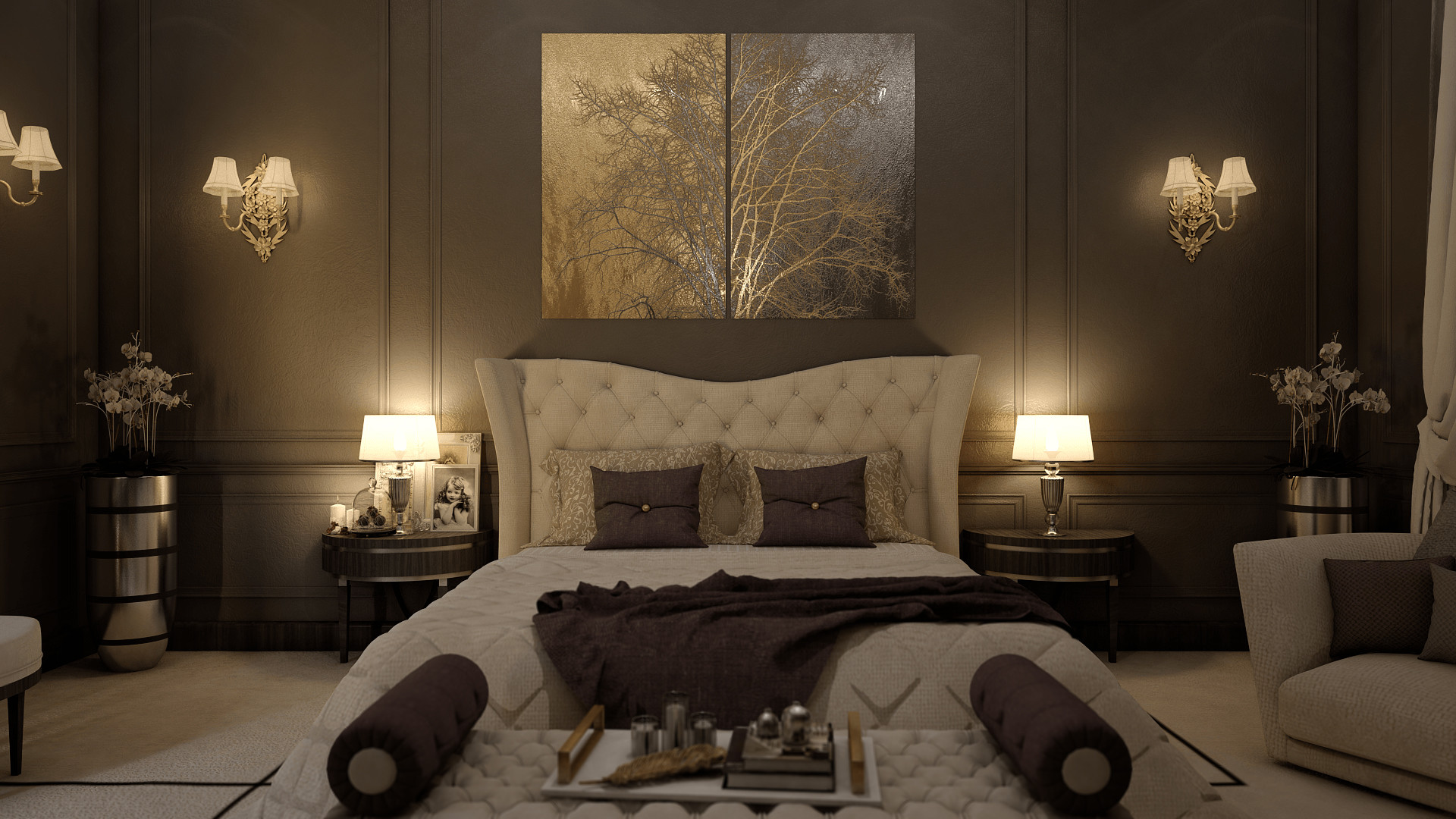 ArtStation - Dark Bedroom