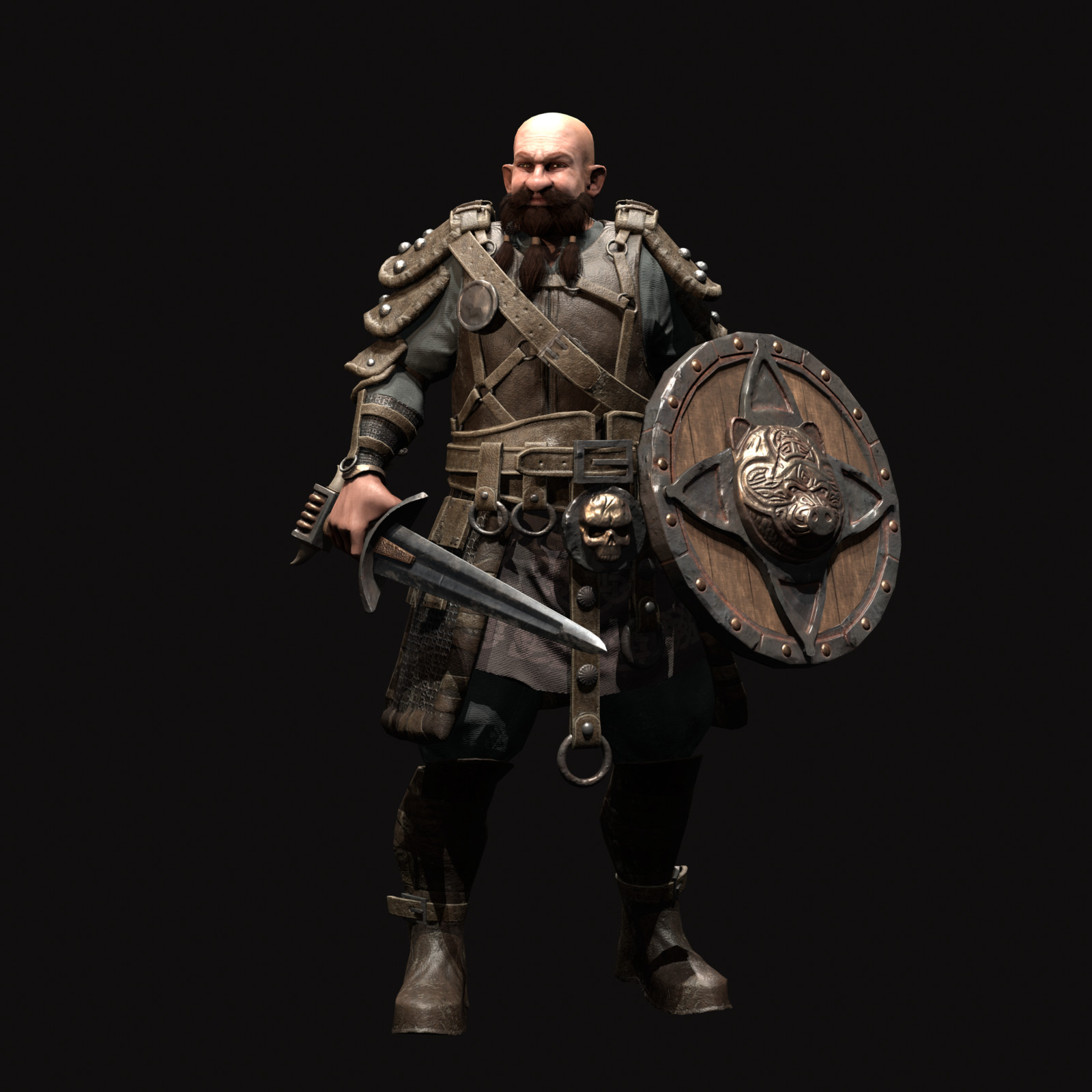 for honor fan art - If warlord was a dwarf.