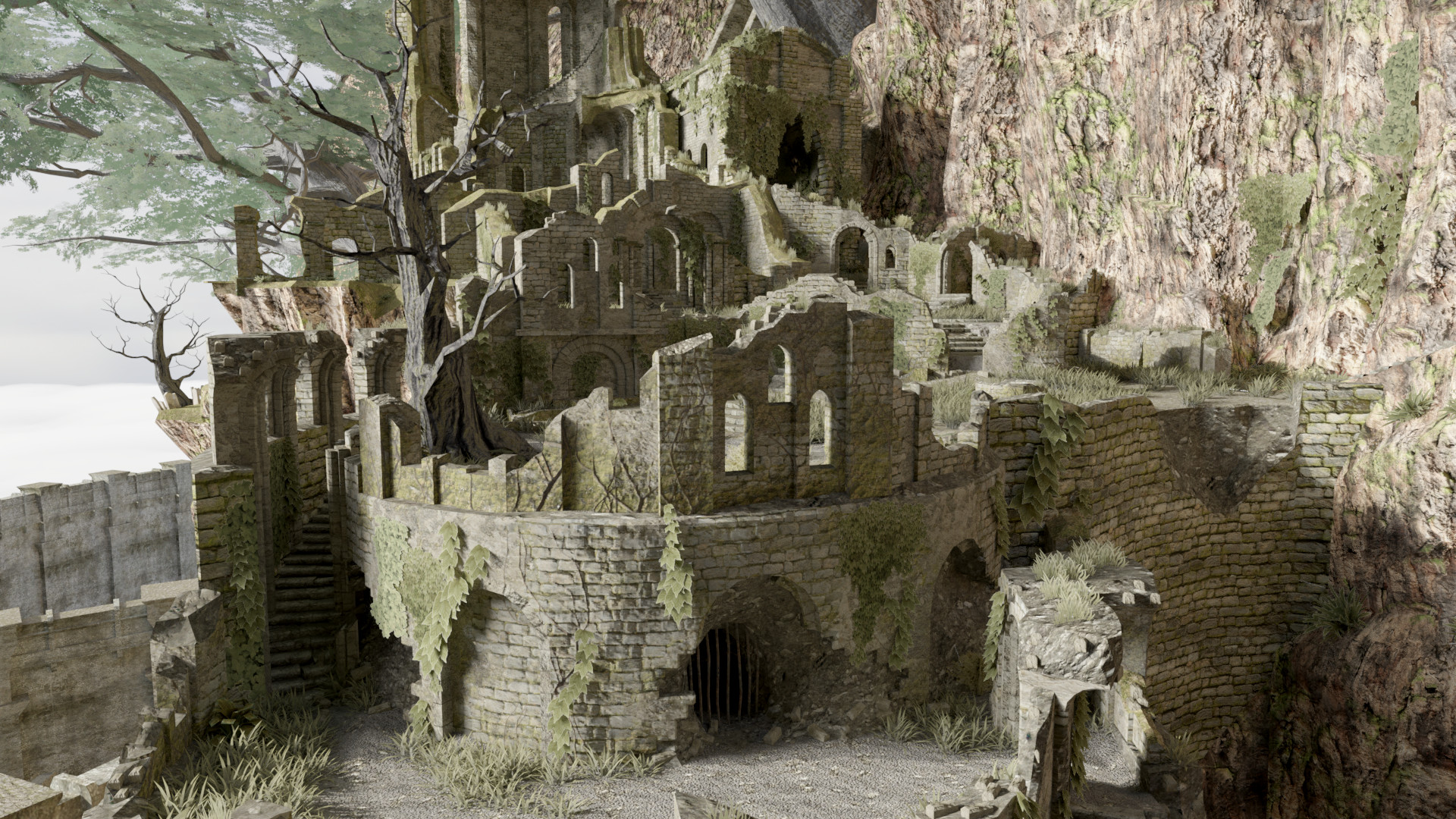 Lord of the Rings' Minas Tirith Brought to Life in Minecraft Ray-Tracing  Video