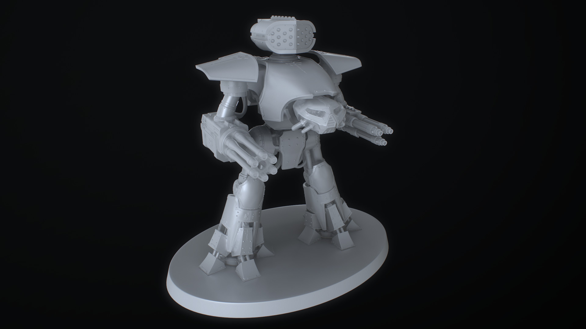 Artstation Medium Gothic Mecha Andrew Mezentsew