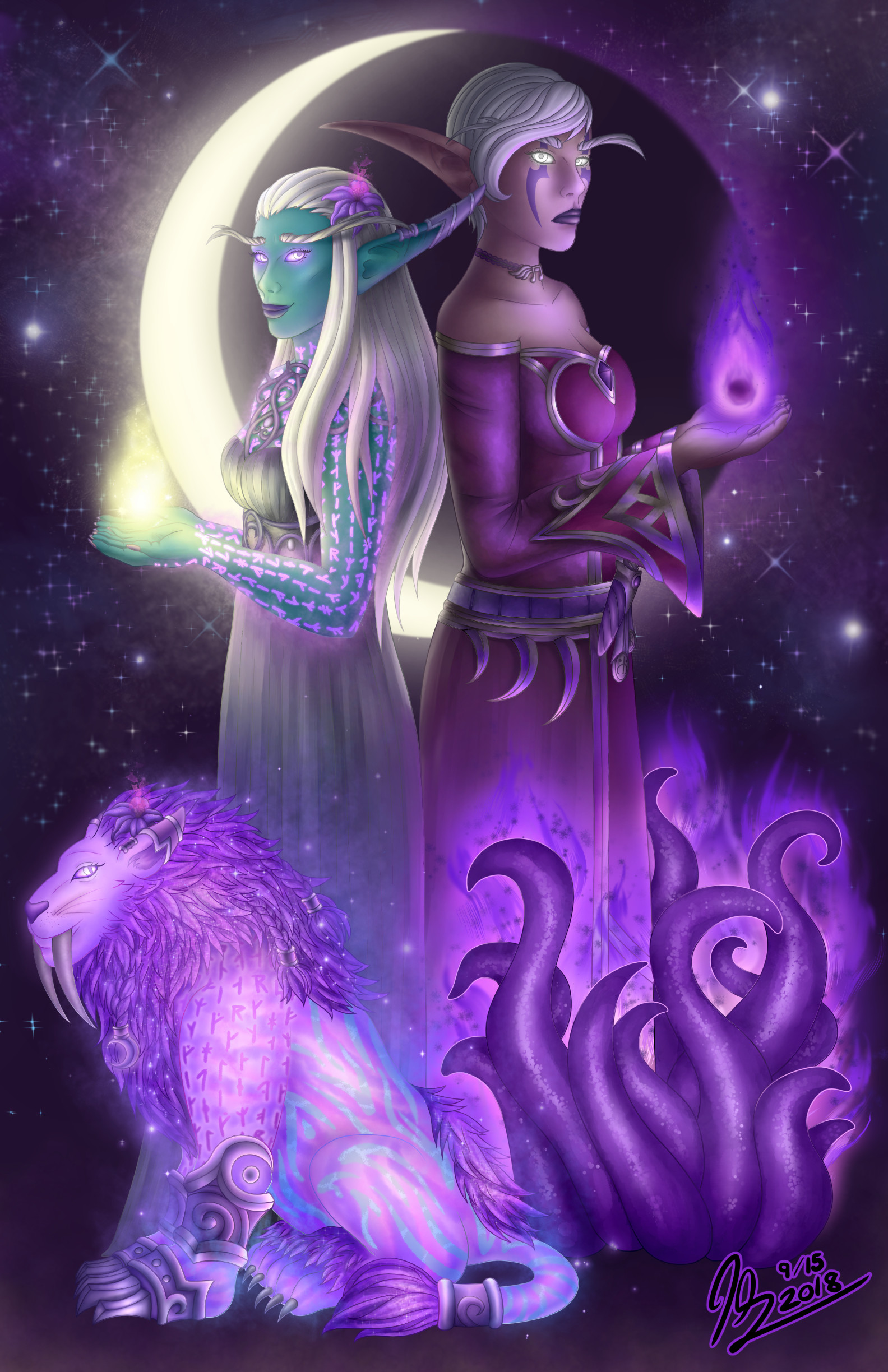 ArtStation Daughter of Light, Mother of Shadow