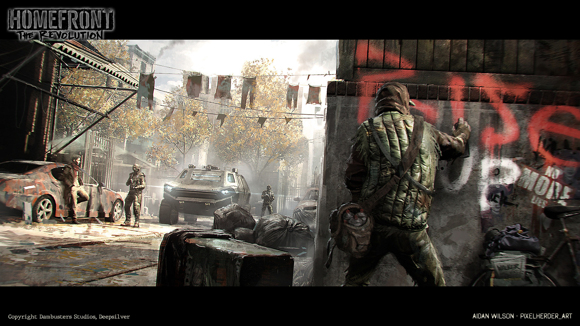 Aidan Wilson Homefront The Revolution Key Art