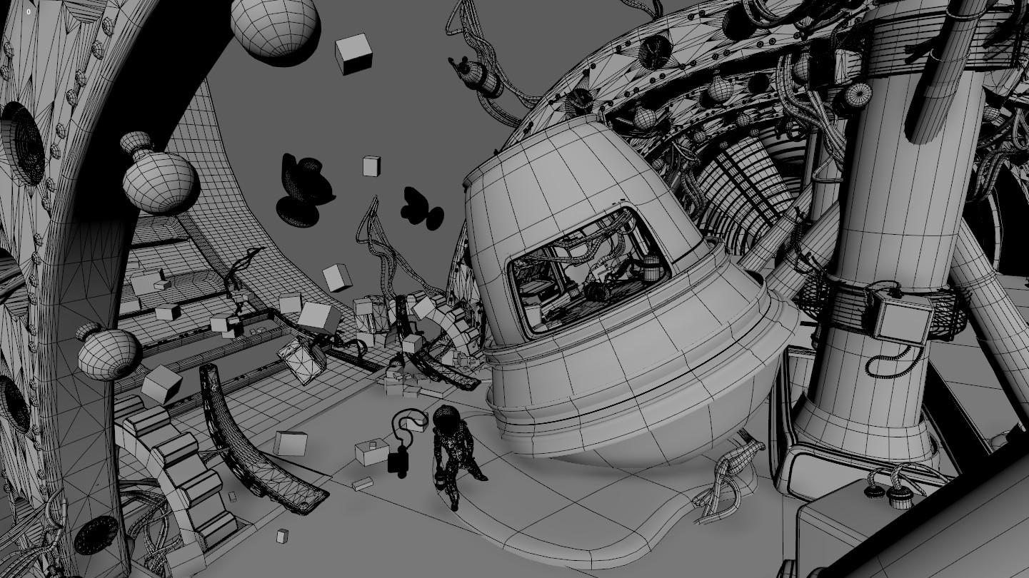 Artstation Apollo 18 Spaceship Interior Concept Art