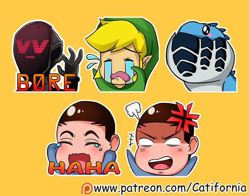 ArtStation - Very Cute Twitch Emotes (September 16th ...