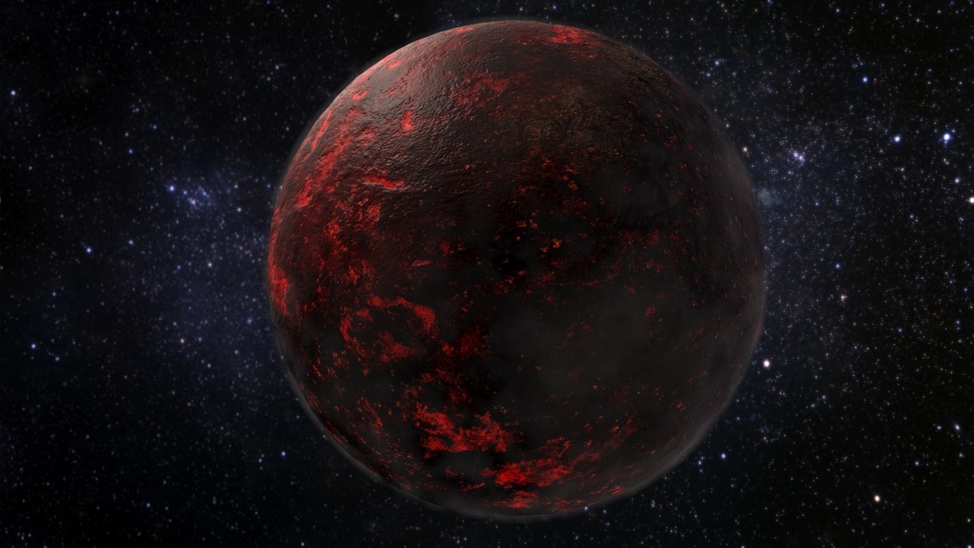 Lava Planet 3D Model
