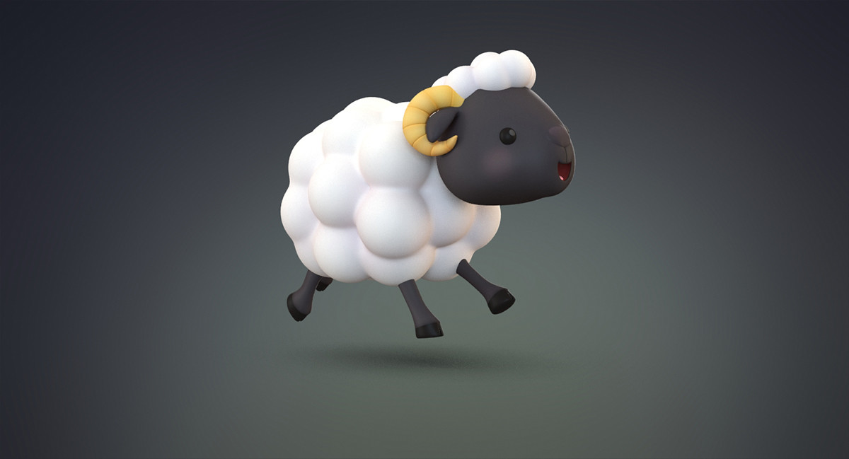 ArtStation - Cartoon sheep ArtStation - Cartoon sheep