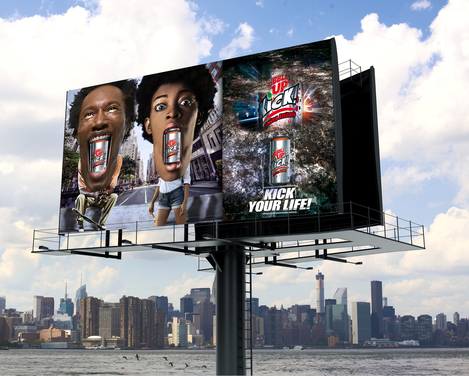 DA Campagne Soda Bubble Up par Auduge dit ALACASA