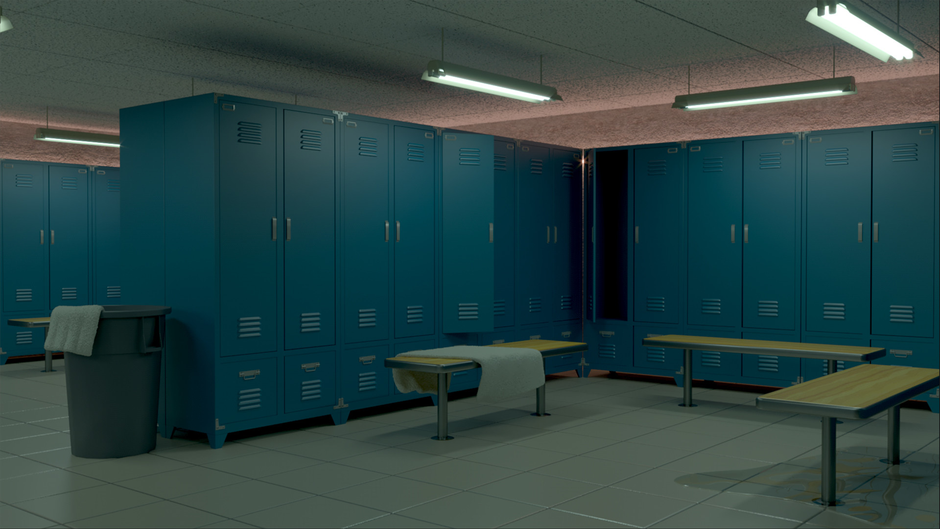 ArtStation locker room