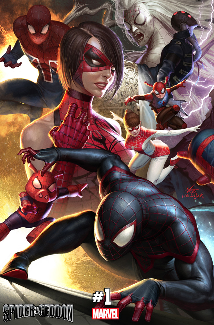 Spider-Geddon Connecting Cover 1 of 6