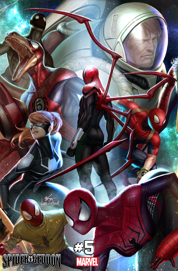 Spider-Geddon Connecting Cover 5 of 6