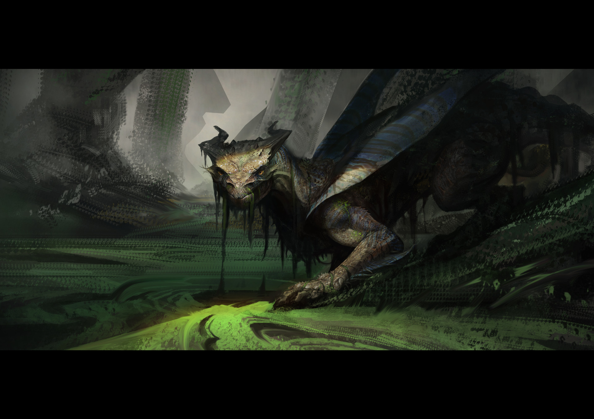 ArtStation - Swamp dragon, Ahmad Hilmi