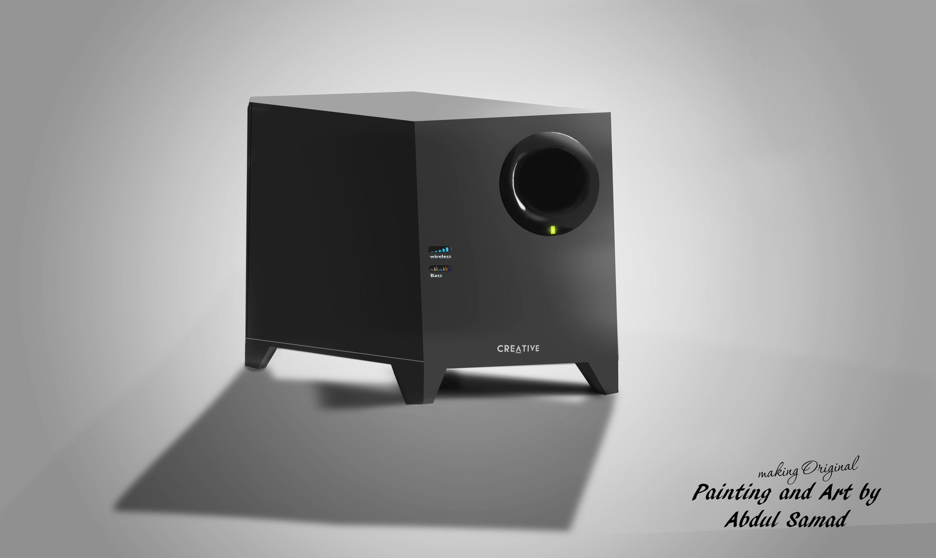 Artstation Speaker Painting As Editor