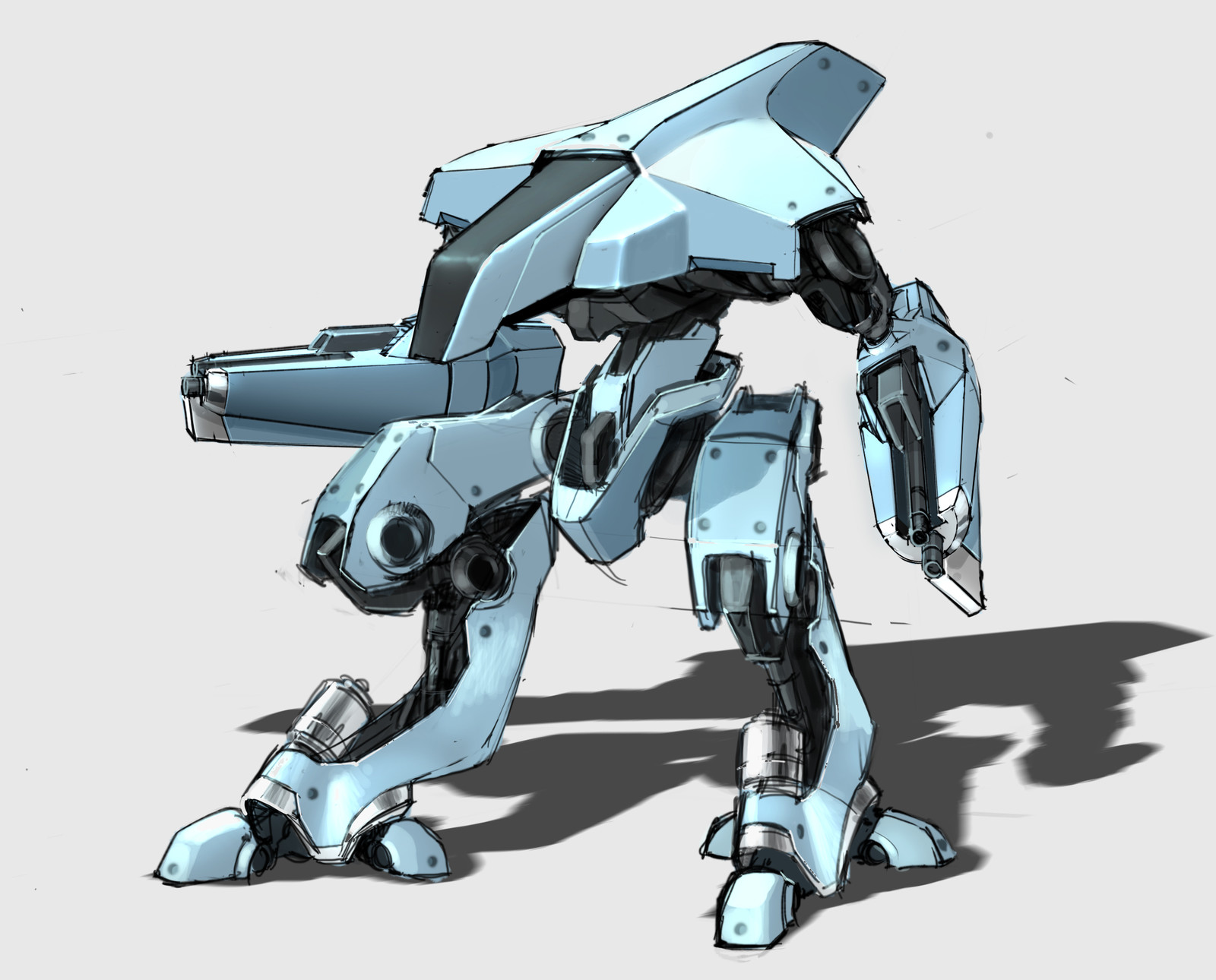 My first (very old) first attempt at a ED-209 redesign