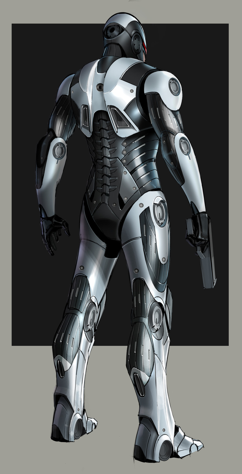 My first (very old) attempt at a redesign of Robocop.