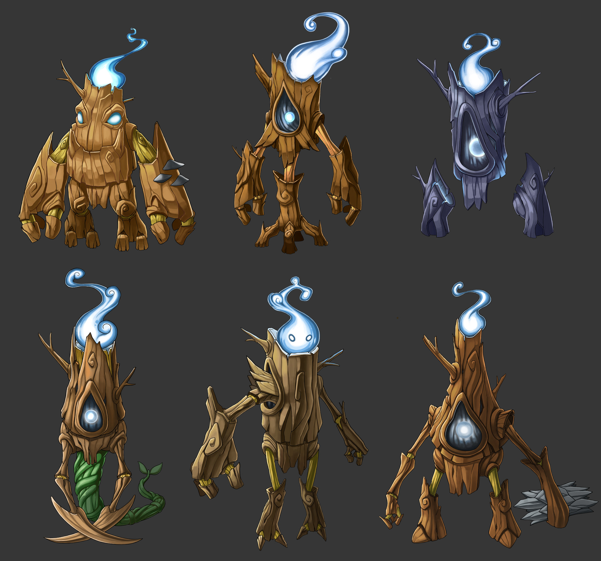 ArtStation Tree monsters