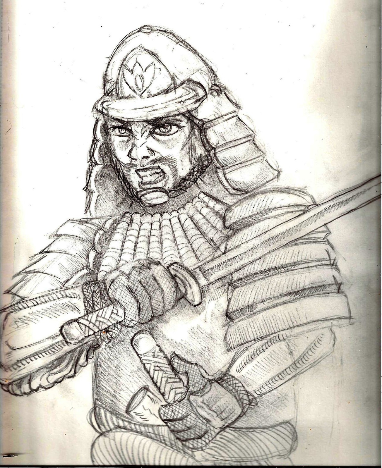 Christopher Mckiernan   Samurai Drawing 3